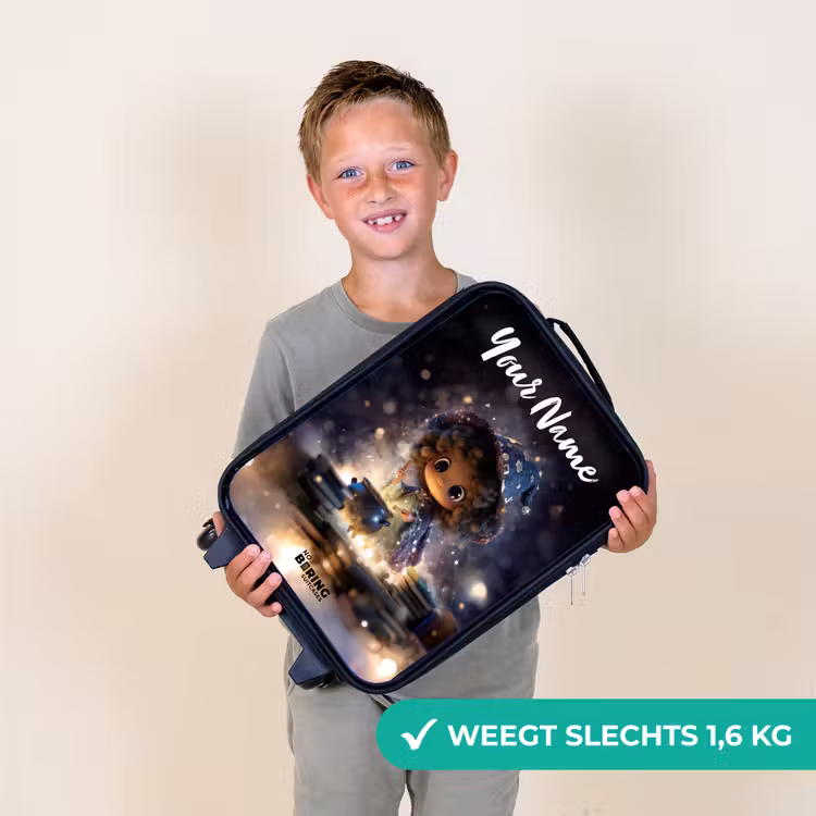 Magische Nacht vol Toverkunst Kinderkoffer - Zwart klein -sfeer4_NL