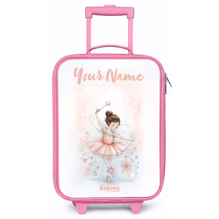 Ballerina - Elf - Fee Kinderkoffer - Roze klein -zz3dotto