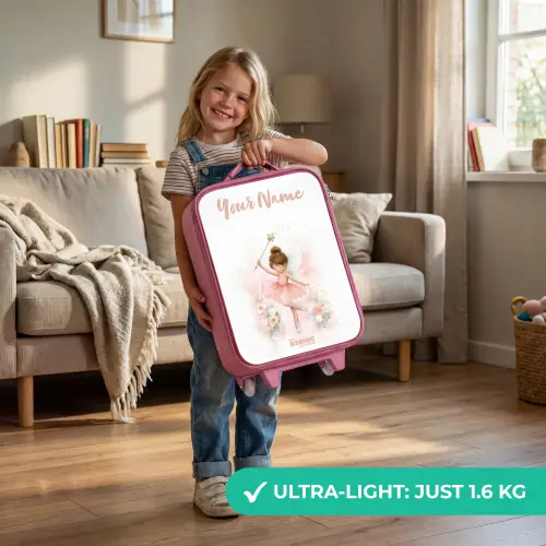 Ballerina fee in roze Kinderkoffer - Roze klein -sfeer2_EN