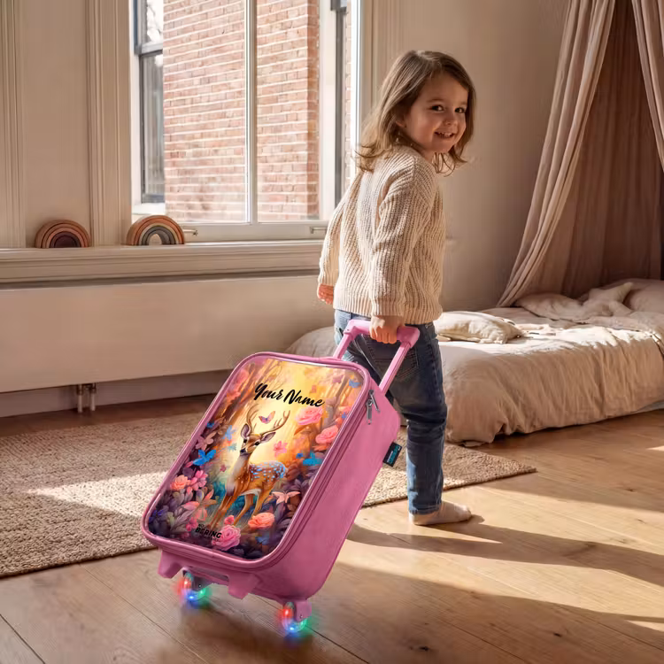 Bloesem boshert Kinderkoffer - Roze klein -sfeer1
