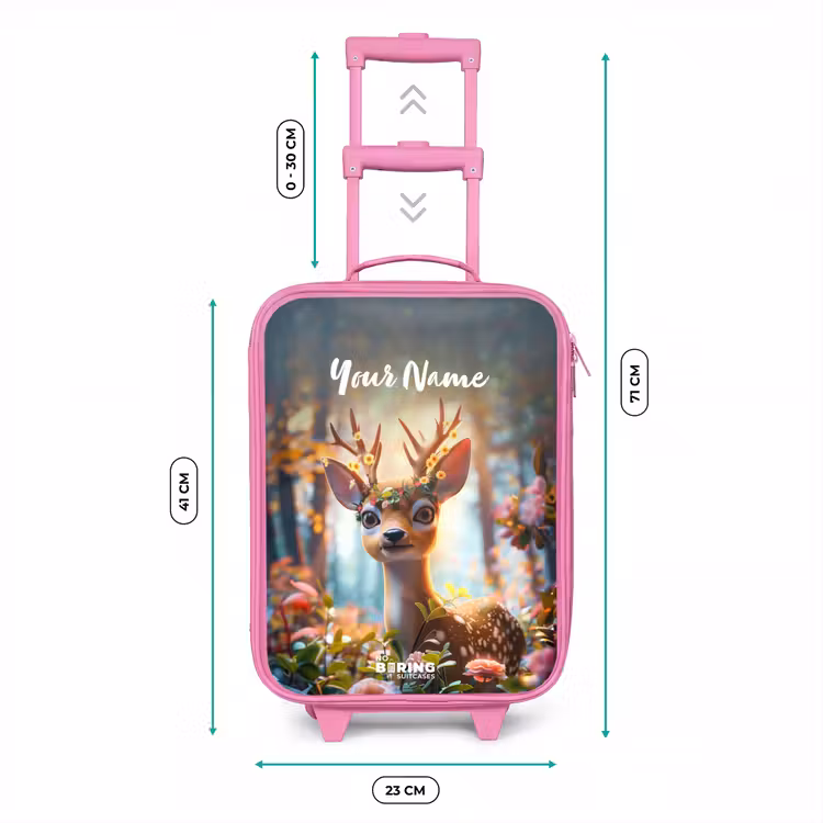 Bo bloemengewei Kinderkoffer - Roze klein -productfoto_formaten