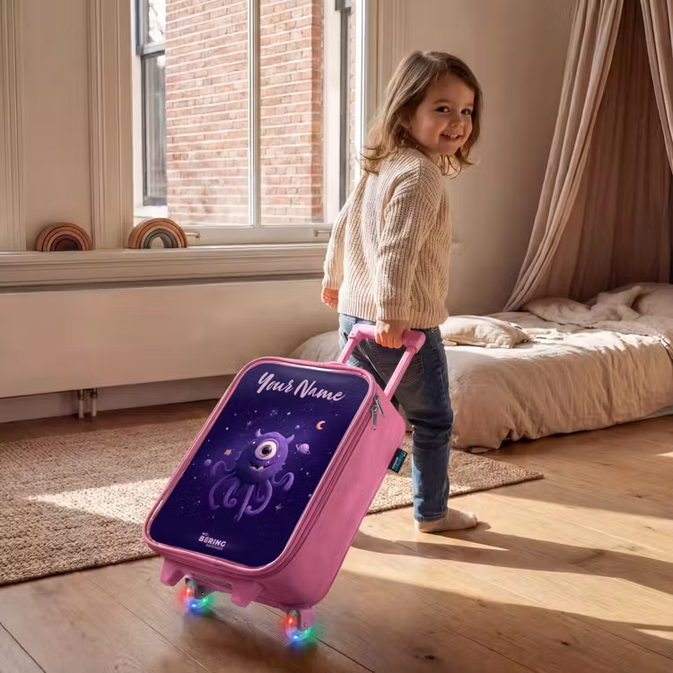 Kosmisch tentakelmonster Kinderkoffer - Roze klein -sfeer1