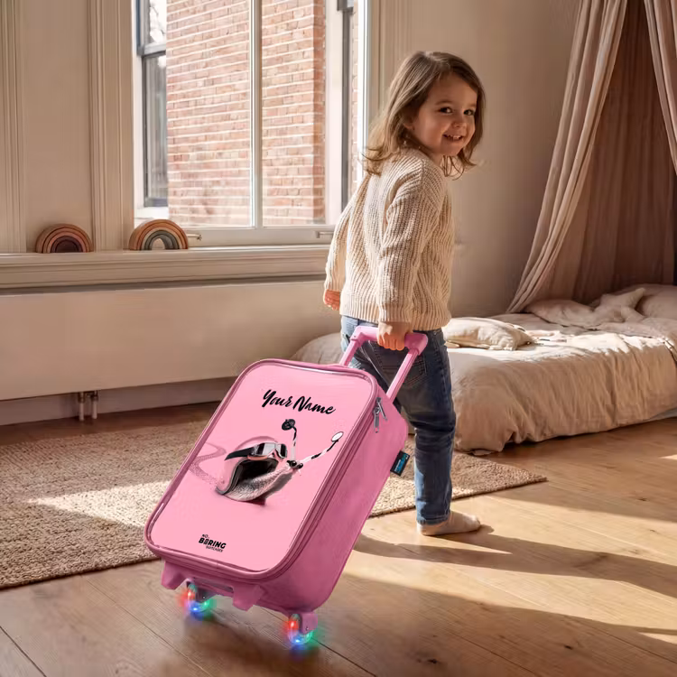 Escar-Go - Roze Kinderkoffer - Roze klein -sfeer1