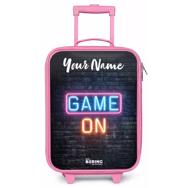 Game - Neon - Muur Kinderkoffer - Roze klein -zz3dotto