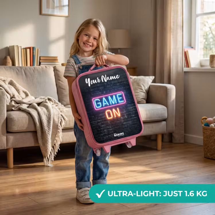 Game - Neon - Muur Kinderkoffer - Roze klein -sfeer2_EN
