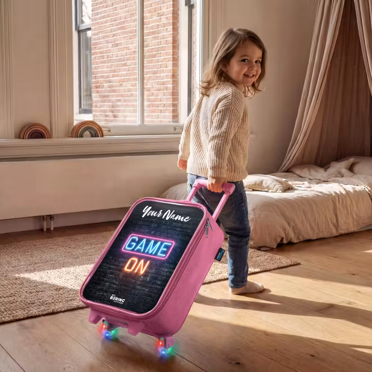 Game - Neon - Muur Kinderkoffer - Roze klein -sfeer1
