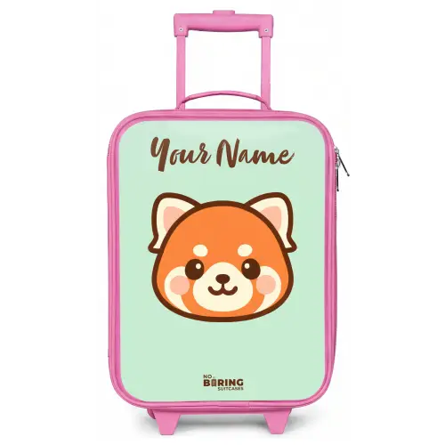 Kawai - Rode panda - Groen Kinderkoffer - Roze klein -zz3dotto