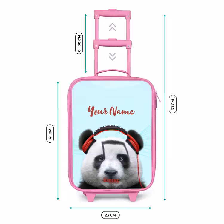 Kees de Panda Kinderkoffer - Roze klein -productfoto_formaten