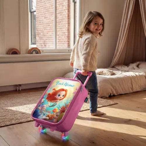 Zeemeermin - Vissen - Koraal Kinderkoffer - Roze klein -sfeer1