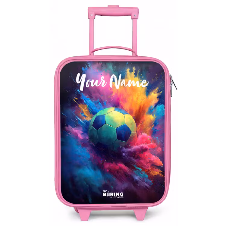 Neon - Bal - Kleurrijk Kinderkoffer - Roze klein -zz3dotto