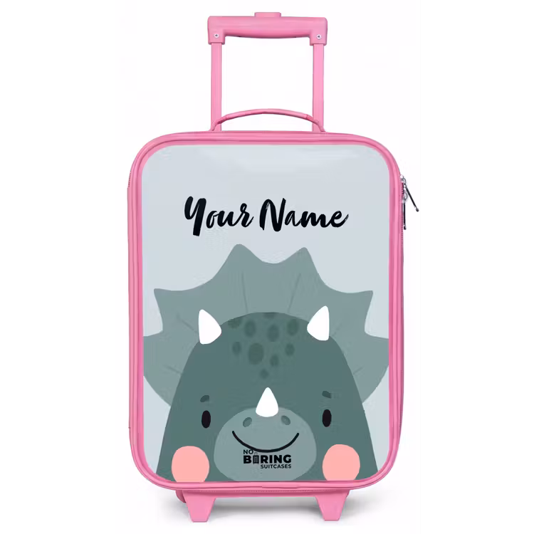 Tigo triceratops Kinderkoffer - Roze klein -zz3dotto