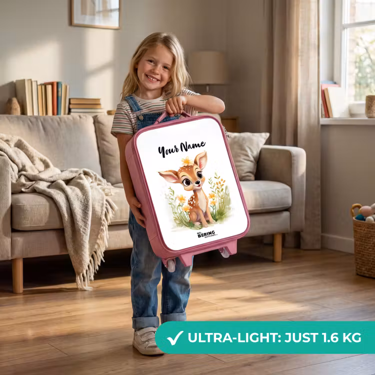 Tilly tuinhertje Kinderkoffer - Roze klein -sfeer2_EN