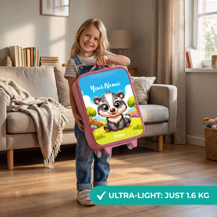 Willy Wipstaart Kinderkoffer - Roze klein -sfeer2_EN