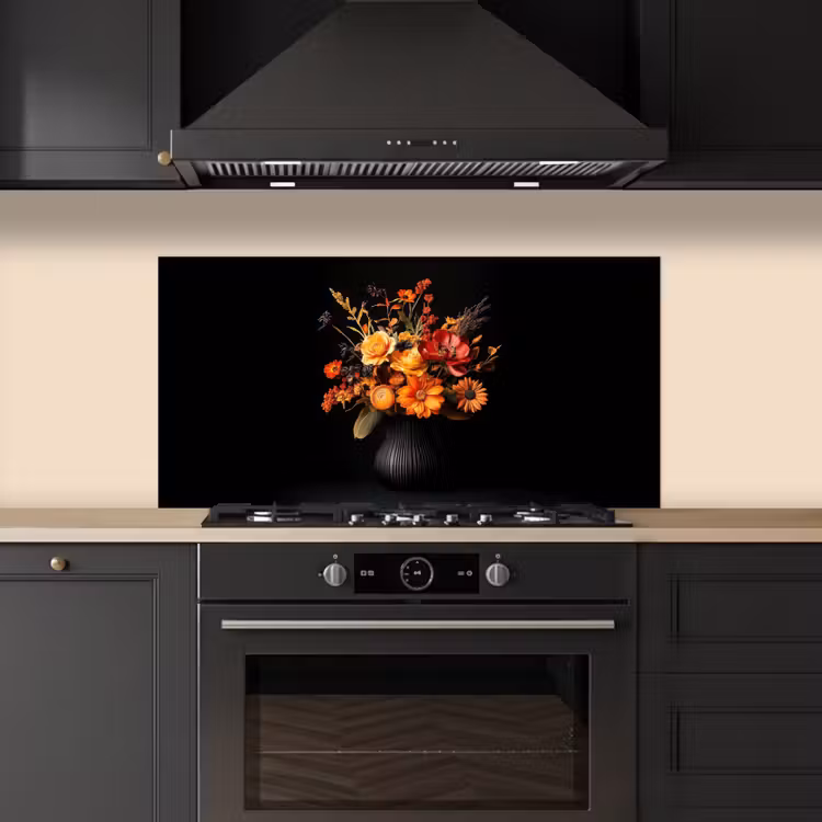 Herfst - Boeket - Oranje keuken achterwand spatscherm middel -sfeer1