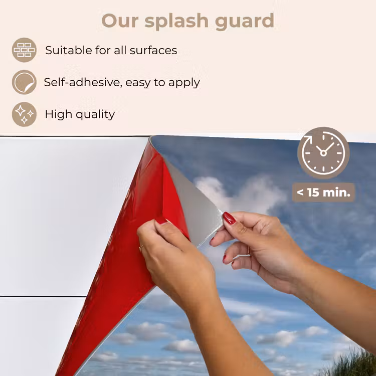 Strand - Zand - Nederland keuken achterwand spatscherm middel -spatscherm_EN