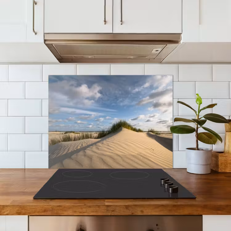 Strand - Zand - Nederland keuken achterwand spatscherm middel -sfeer2