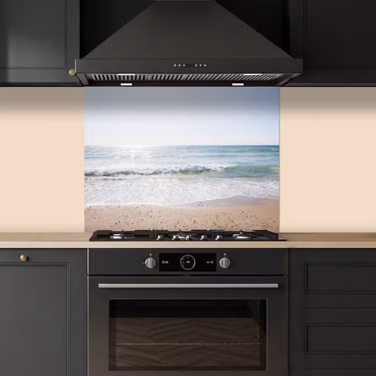 Strand - Water - Turquoise keuken achterwand spatscherm middel -sfeer1