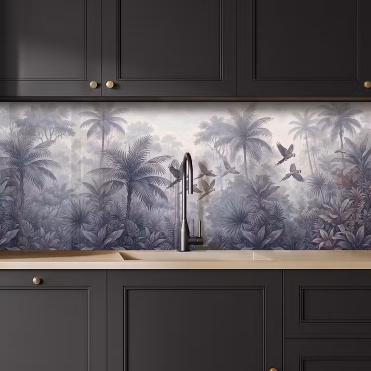 Vogel - Vliegend - Jungle - Vintage - Dieren keuken achterwand 2 middel -sfeer1