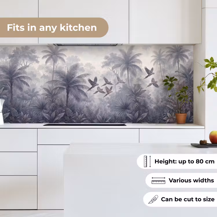Vogel - Vliegend - Jungle - Vintage - Dieren keuken achterwand 2 middel -sfeer4_UK