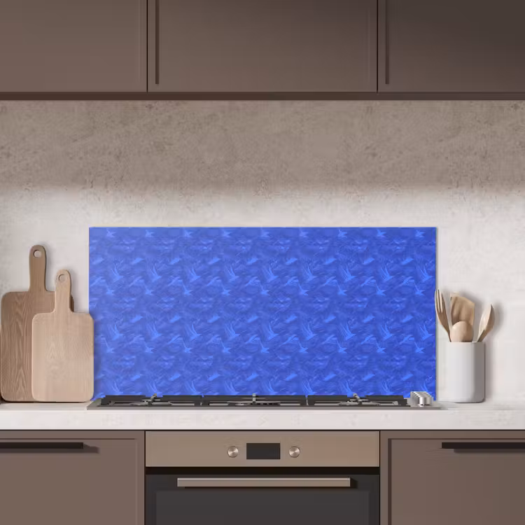 Vogels - Patroon - Veren keuken achterwand spatscherm middel 899 -sfeer2