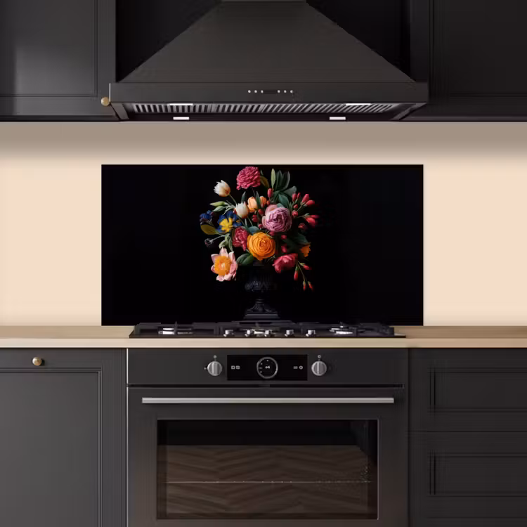 Boeket - Romantisch - Kleurrijk keuken achterwand spatscherm middel -sfeer1