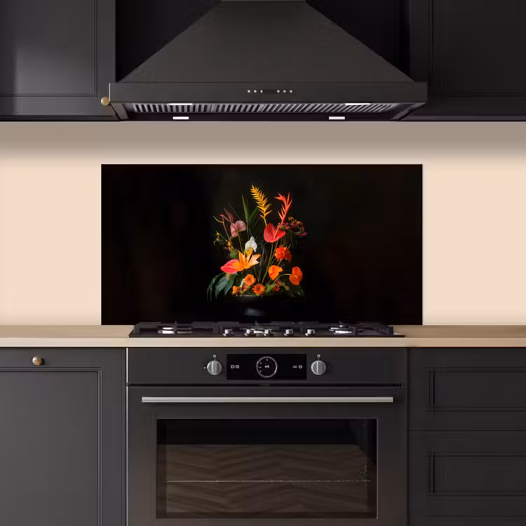 Schaal - Boeket - Bloemen keuken achterwand spatscherm middel -sfeer1