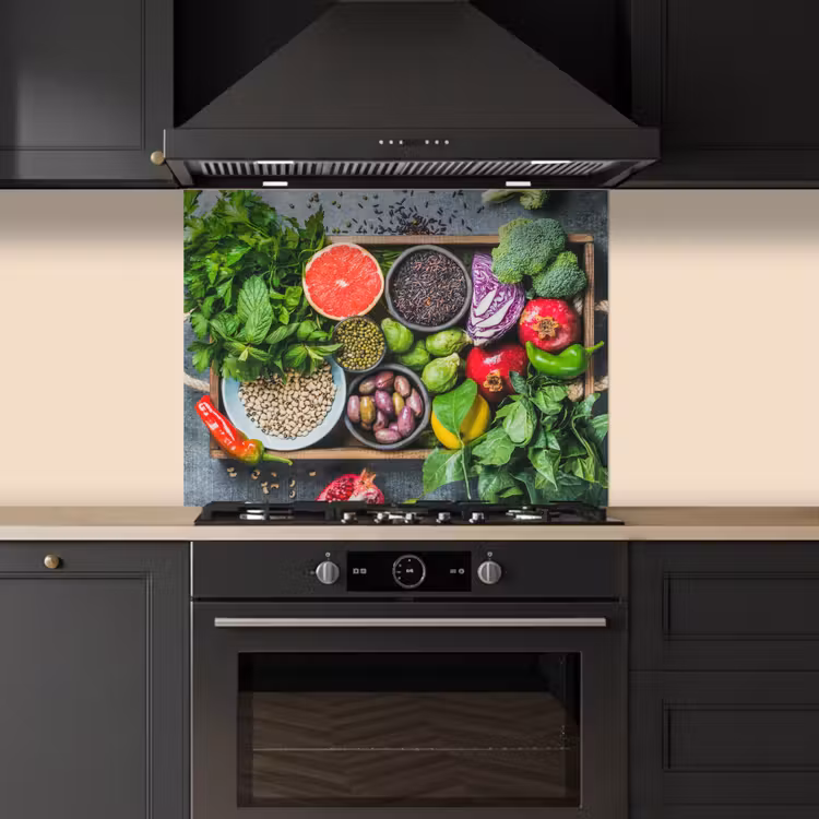 Kist - Fruit - Gezond keuken achterwand spatscherm middel -sfeer1
