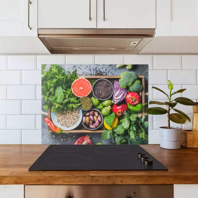 Kist - Fruit - Gezond keuken achterwand spatscherm middel -sfeer2