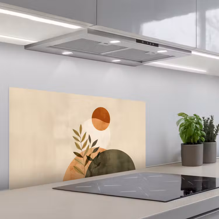 Takken - Vormen - Abstract keuken achterwand spatscherm middel -3d_schuin