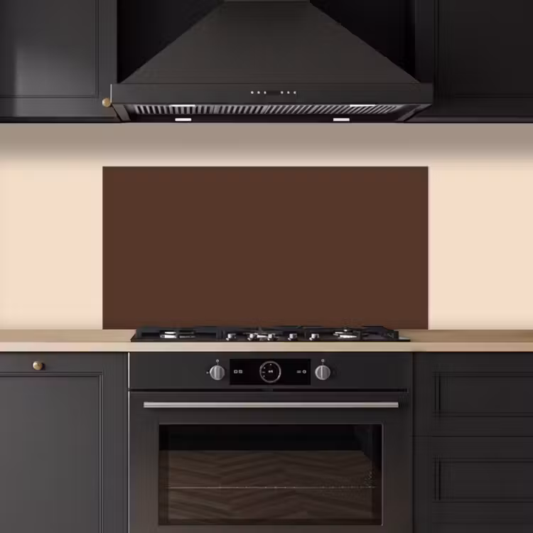 Bruin - Donker - Kleuren keuken achterwand spatscherm middel 899 -sfeer1