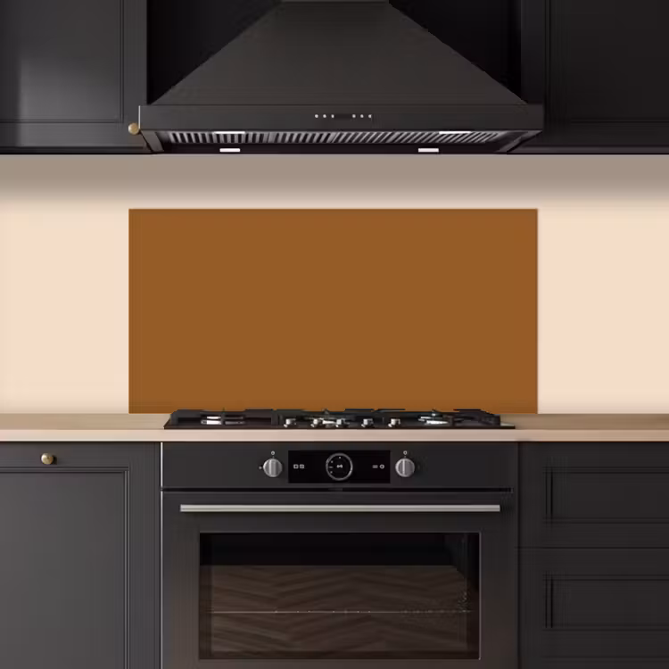 Bruin - Aardetint - Effen kleur keuken achterwand spatscherm middel 899 -sfeer1