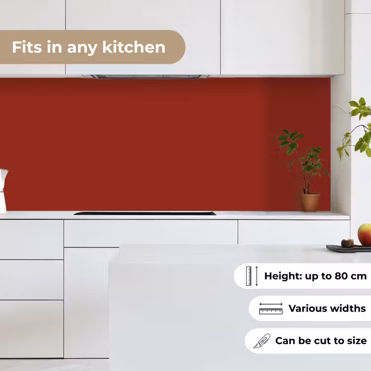 Burnt - Copper - Rood keuken achterwand 2 middel 871 -sfeer4_UK