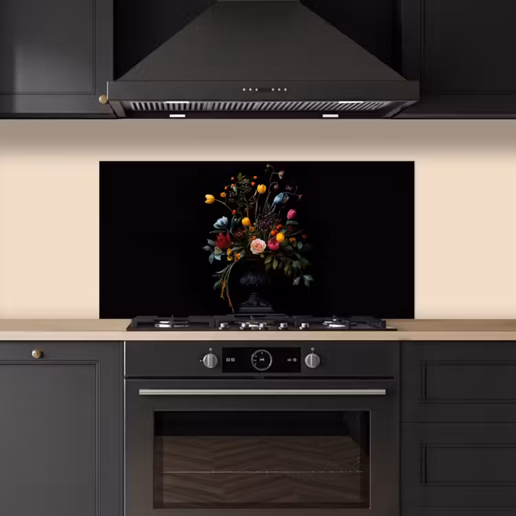 Klassiek - Vaas - Boeket - Bloemen keuken achterwand spatscherm middel -sfeer1