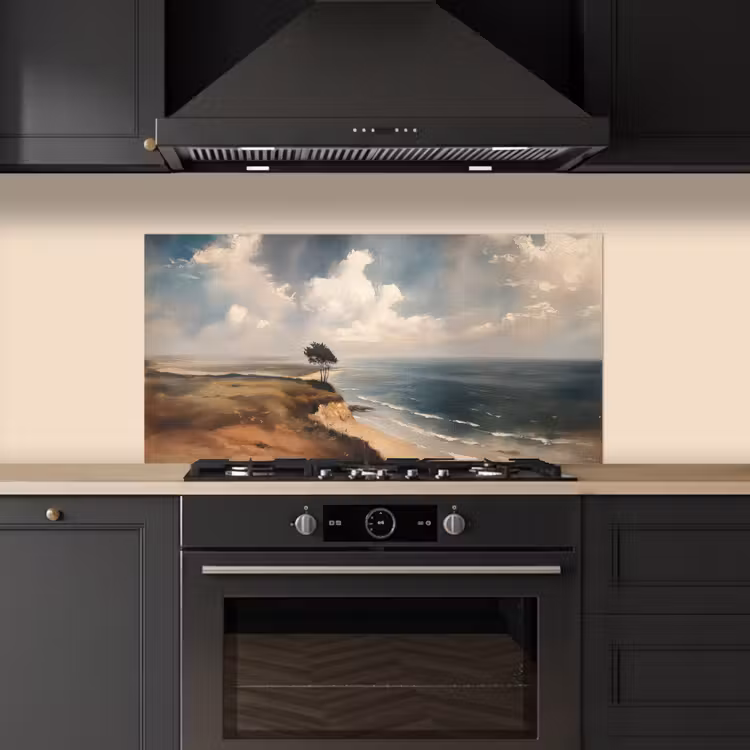 Klif - Zee - Boom keuken achterwand spatscherm middel -sfeer1