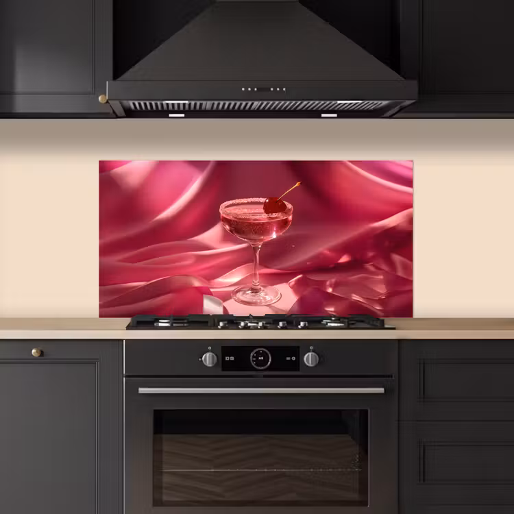 Cocktail - Pink - Luxe keuken achterwand spatscherm middel -sfeer1