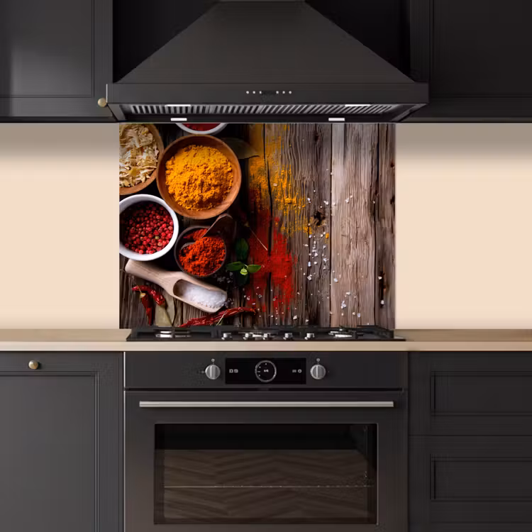 Kleurenpalet van de Natuur keuken achterwand spatscherm middel -sfeer1