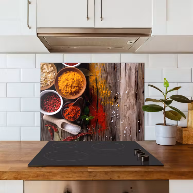 Kleurenpalet van de Natuur keuken achterwand spatscherm middel -sfeer2