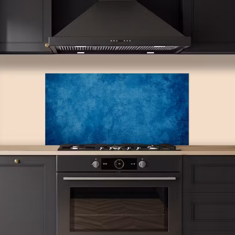 Beton - Blauw - Vintage - Structuur - Industrieel keuken achterwand spatscherm middel -sfeer1