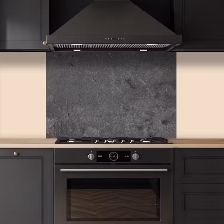 Beton - Grijs - Lijn - Vormen keuken achterwand spatscherm middel -sfeer1
