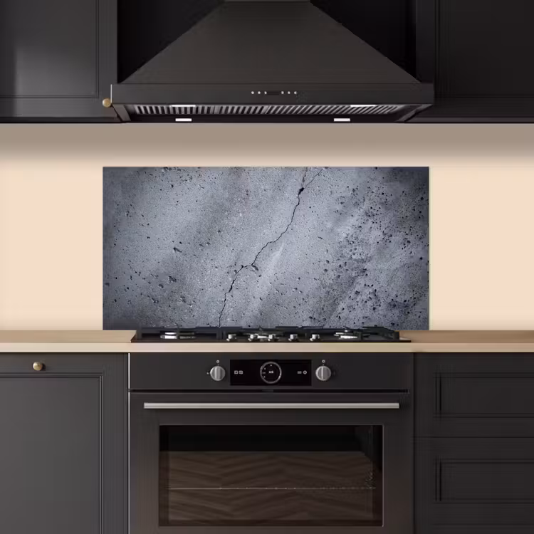 Beton - Grijs - Scheur keuken achterwand spatscherm middel -sfeer1