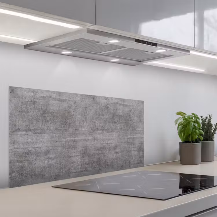 Beton - Patroon - Antiek keuken achterwand spatscherm middel 899 -3d_schuin