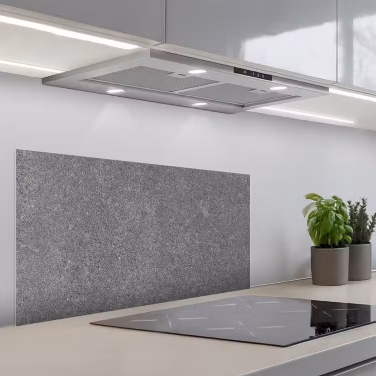 Beton - Patronen - Cement - Vintage - Textuur - Rustiek keuken achterwand spatscherm middel -3d_schuin