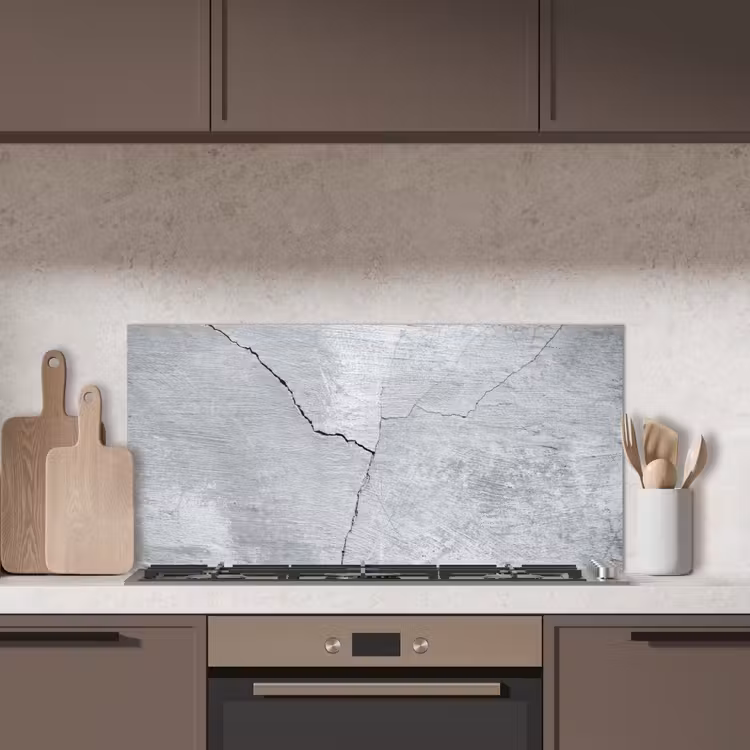 Beton - Scheur - Grijs keuken achterwand spatscherm middel -sfeer2