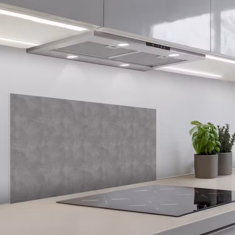 Beton - Structuur - Patroon keuken achterwand spatscherm middel 899 -3d_schuin