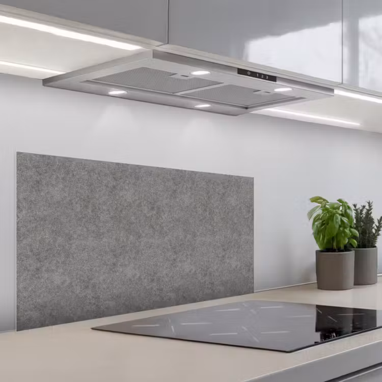 Beton - Textuur - Patronen keuken achterwand spatscherm middel 899 -3d_schuin