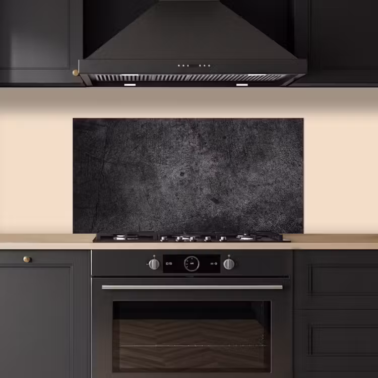 Beton - Structuur - Retro - Zwart - Grijs - Rustiek keuken achterwand spatscherm middel -sfeer1