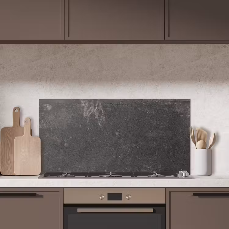 Beton - Muur - Zwart - Vintage - Industrieel keuken achterwand spatscherm middel -sfeer2
