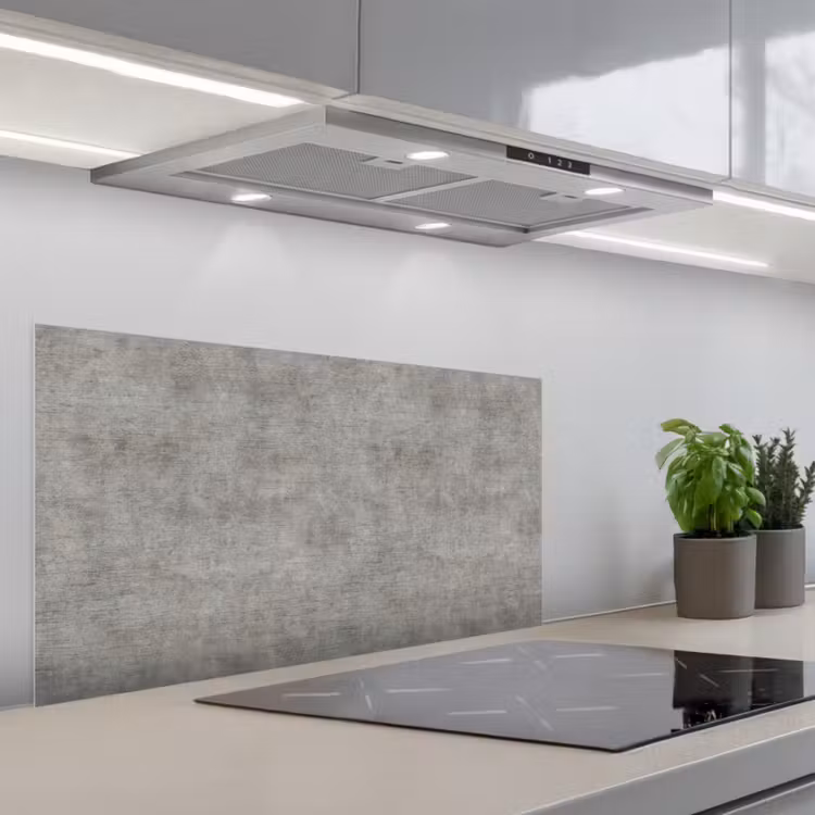 Beton - Muur - Patronen keuken achterwand spatscherm middel 899 -3d_schuin