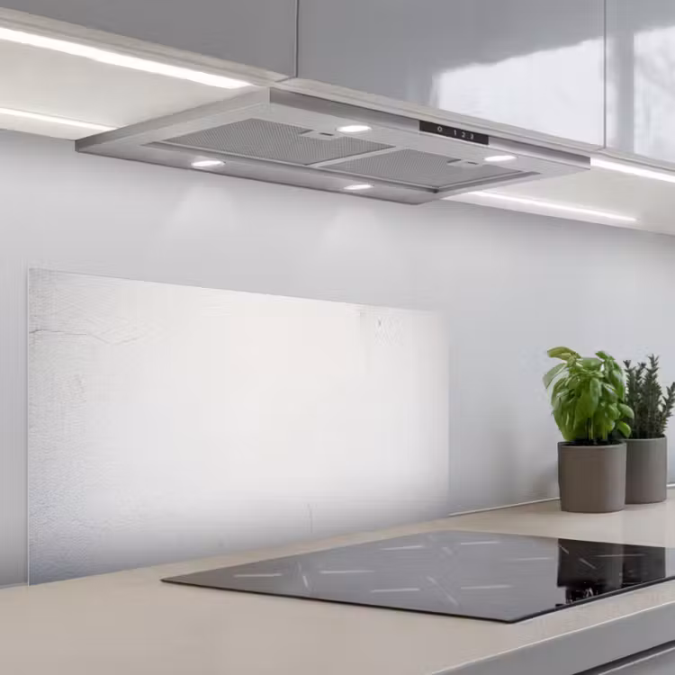 Beton - Wit - Modern keuken achterwand spatscherm middel -3d_schuin