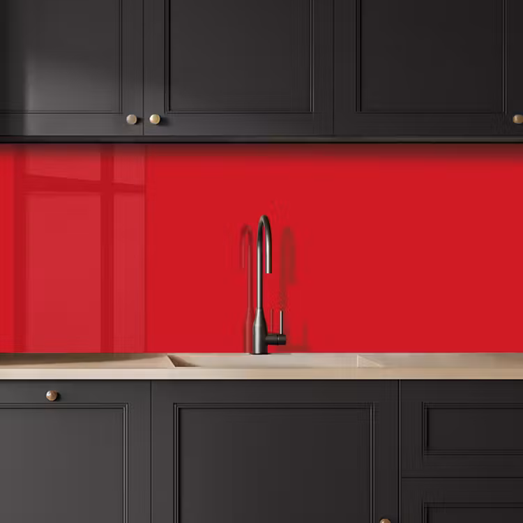 Crimson - Velvet - Rood keuken achterwand 2 middel 871 -sfeer1